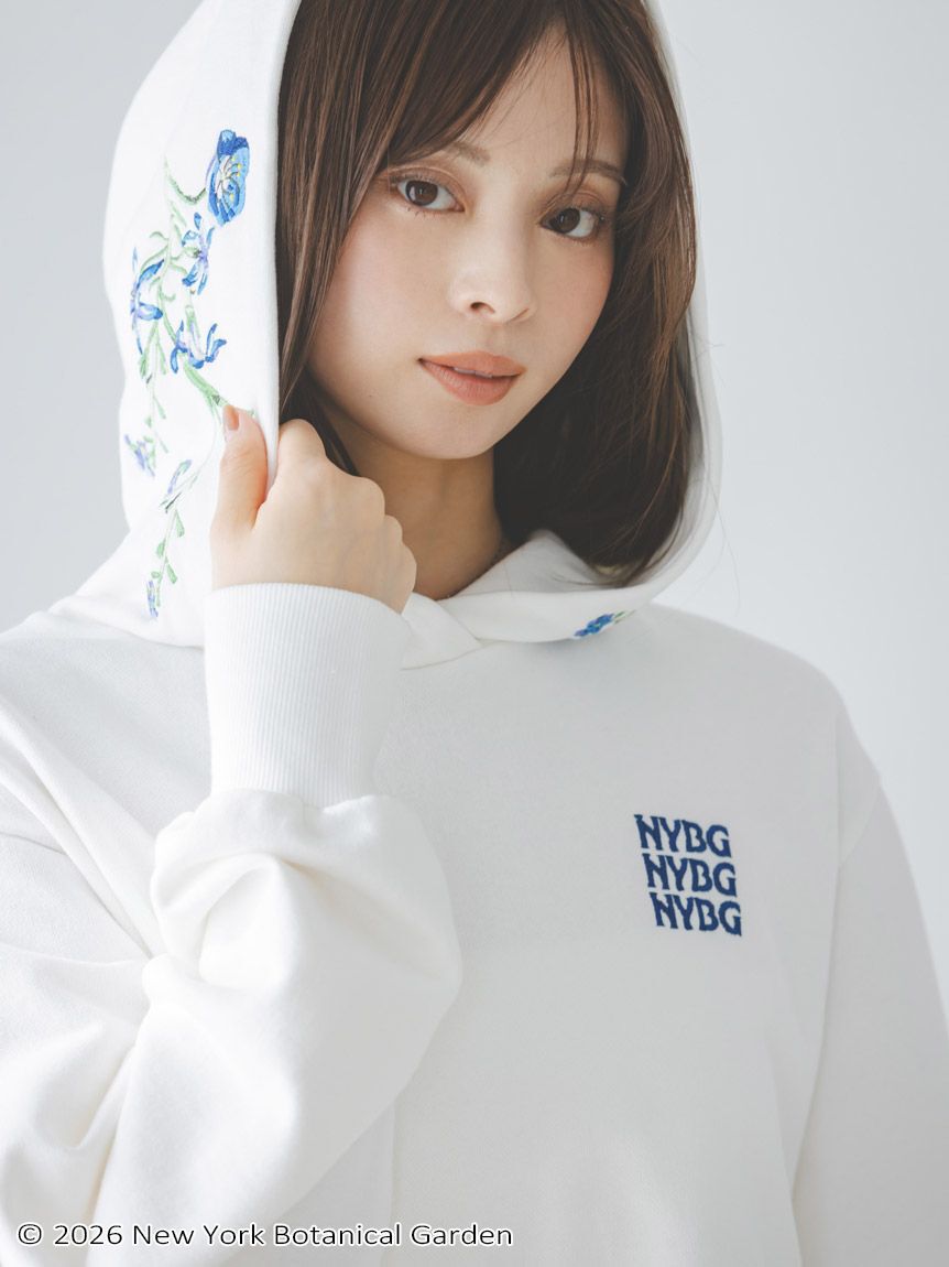 SNIDEL「NYBG エンブロイダリーフーディー」|パーカー|