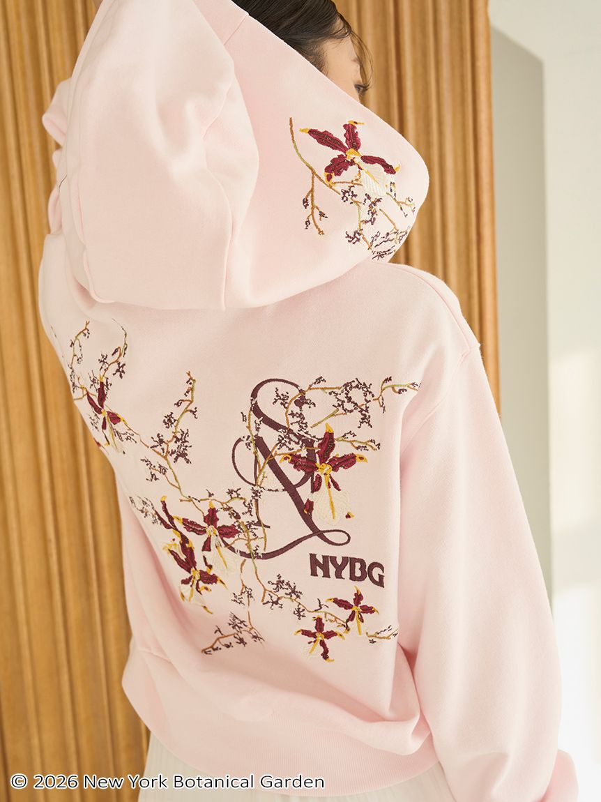 SNIDEL「NYBG エンブロイダリーフーディー」|パーカー|