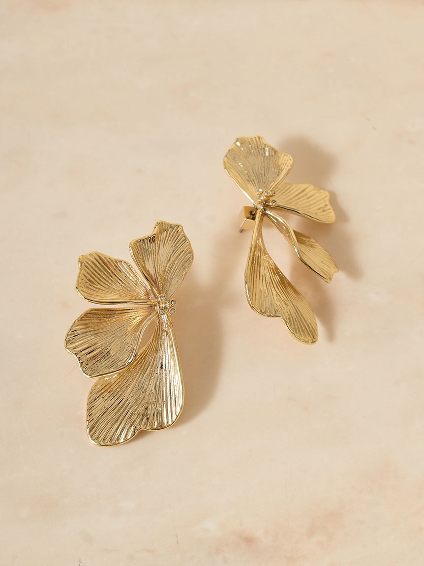 SNIDEL「ブルームピアス」|ピアス|GLD