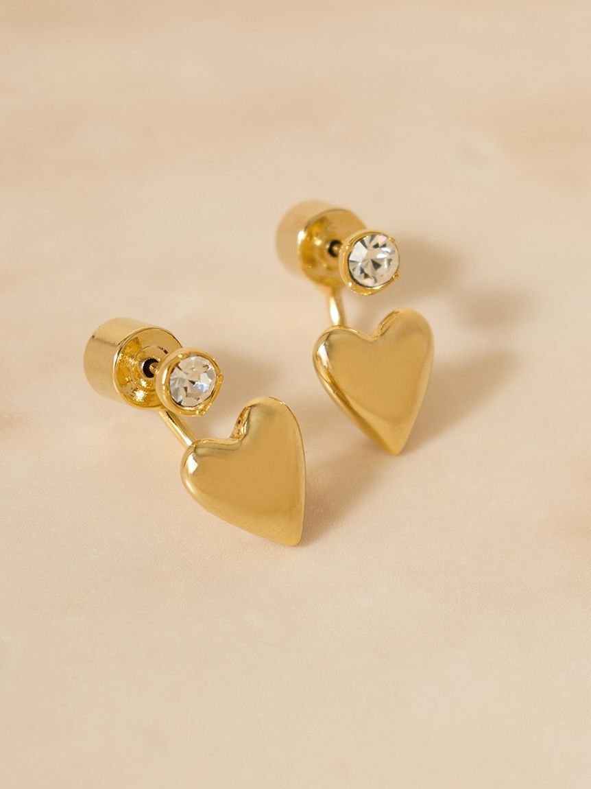 SNIDEL「ハートモチーフピアス」|ピアス|GLD
