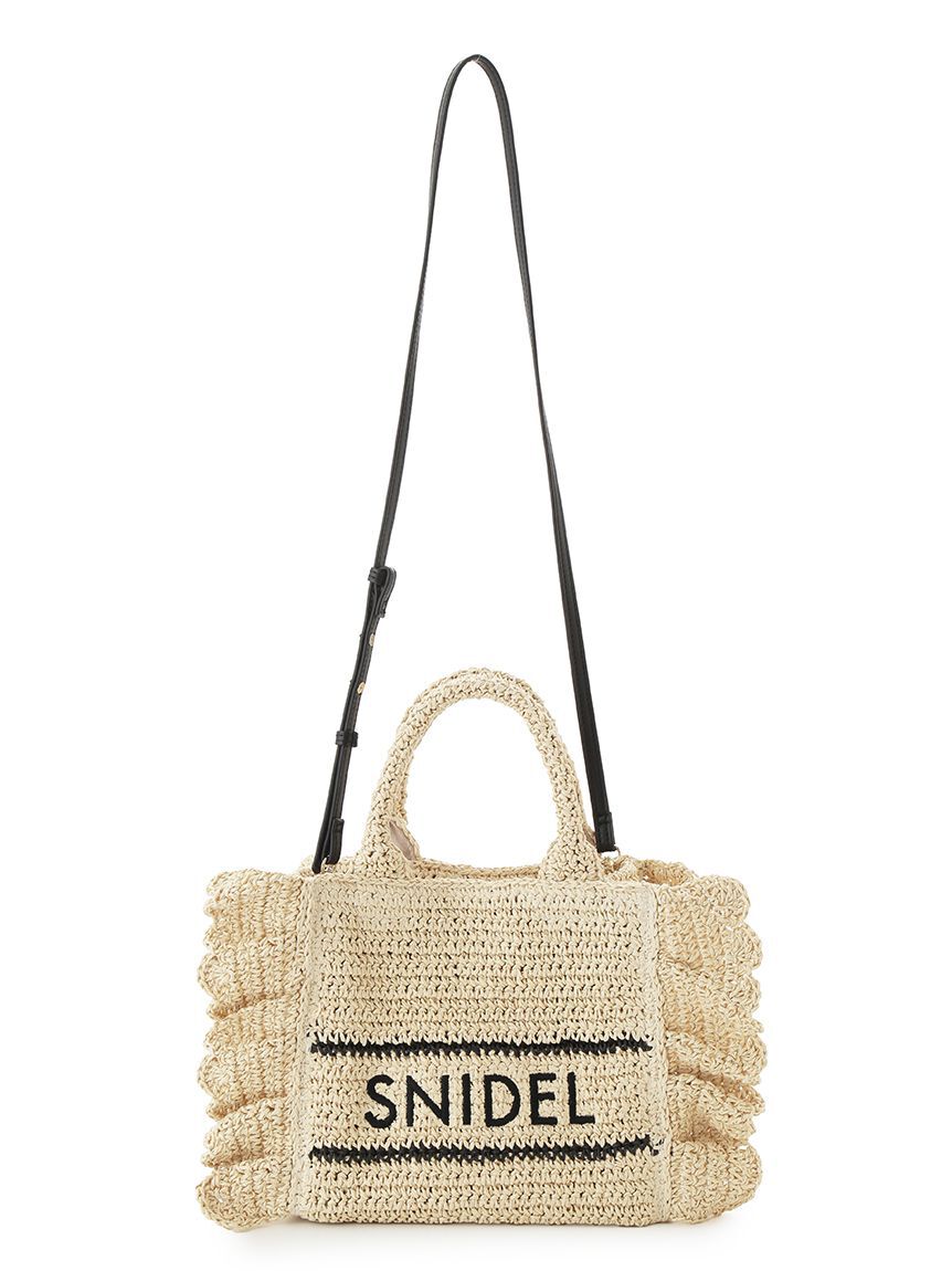 SNIDEL「ブレーズフリルロゴショルダーバッグ」|ショルダー・メッセンジャー|
