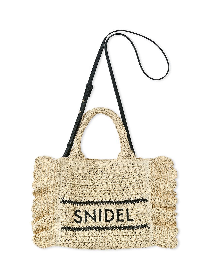 SNIDEL「ブレーズフリルロゴショルダーバッグ」|ショルダー・メッセンジャー|