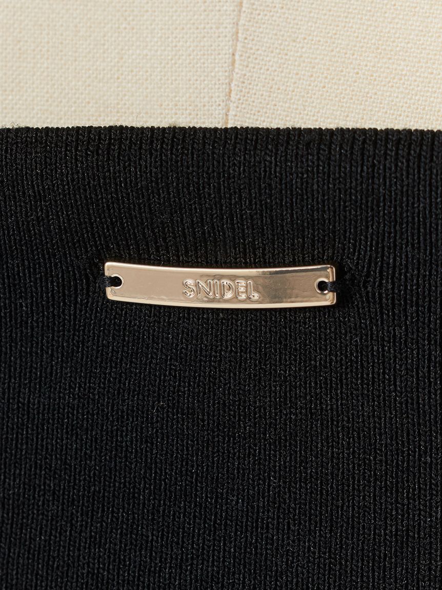 SNIDEL「オフショルIラインニットワンピース」|ワンピース|