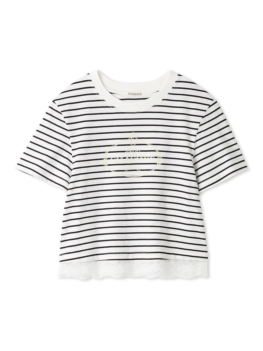 SNIDEL「【Chacott】コラボレーストリムTシャツ」|Tシャツ・カットソー|BORDER