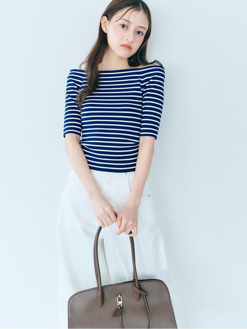 SNIDEL「【Kuroki denim】ハイライズワイドデニム」|デニム|