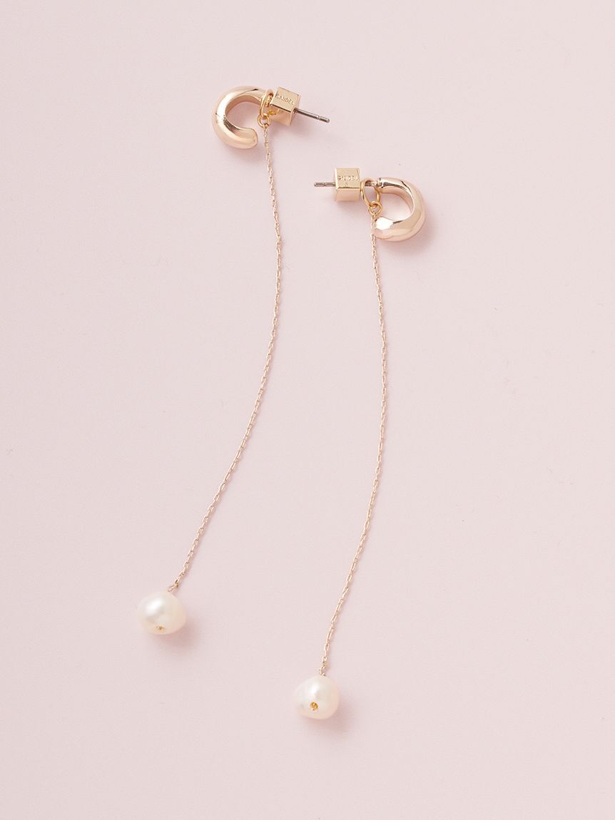 SNIDEL「パールバリエピアス」|ピアス|B