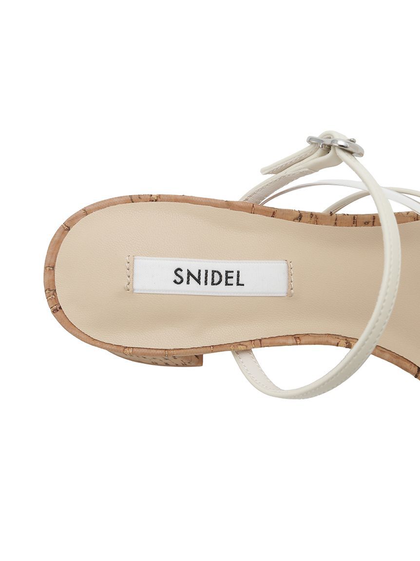 SNIDEL「ストラップバリエミュール」|サンダル|