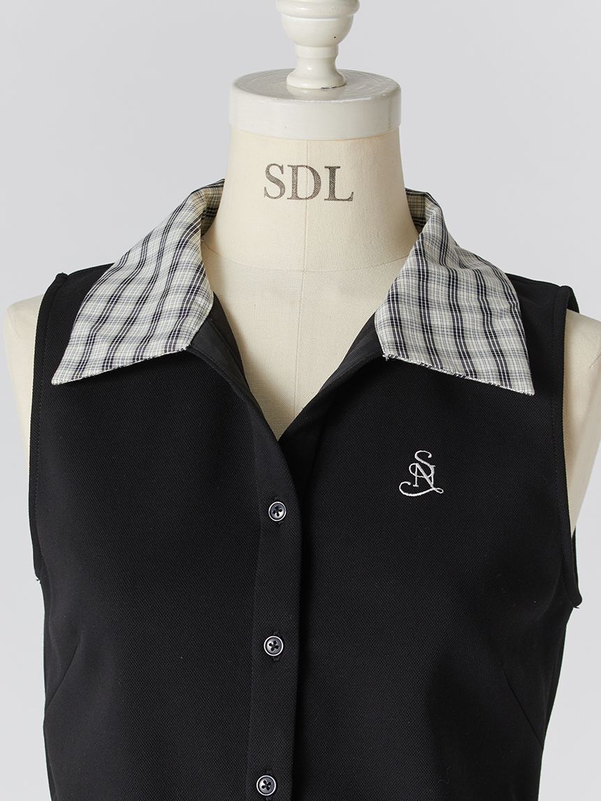 SNIDEL「ポロカットコンビミニワンピース」|ワンピース|