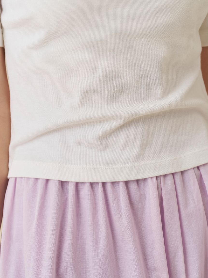 SNIDEL「バックオープンTシャツ」|Tシャツ・カットソー|