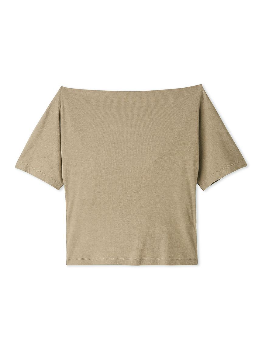 SNIDEL「バックオープンTシャツ」|Tシャツ・カットソー|BEG