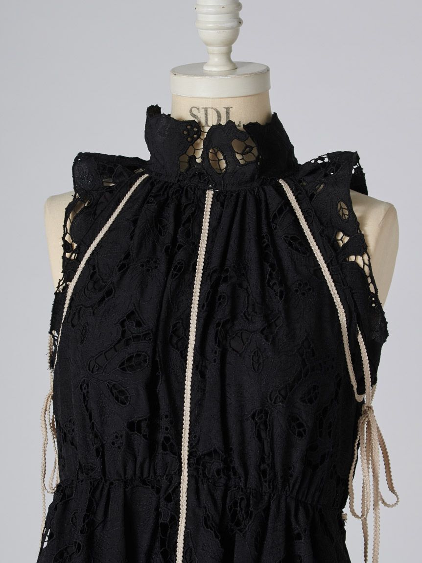 SNIDEL「レースギャザーワンピース」|ワンピース|