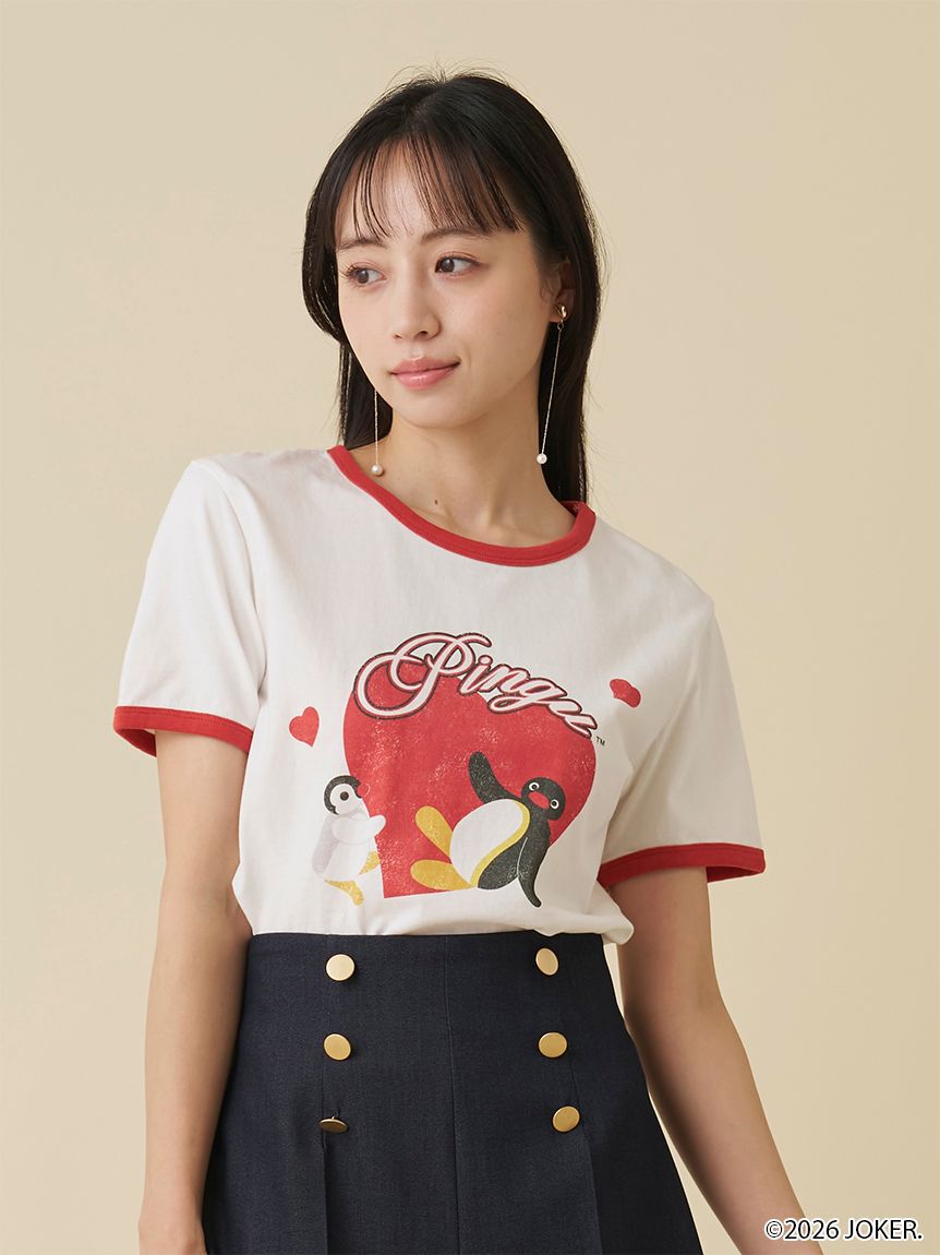 SNIDEL「【PINGU(TM)】バリエリンガーTシャツ」|Tシャツ・カットソー|