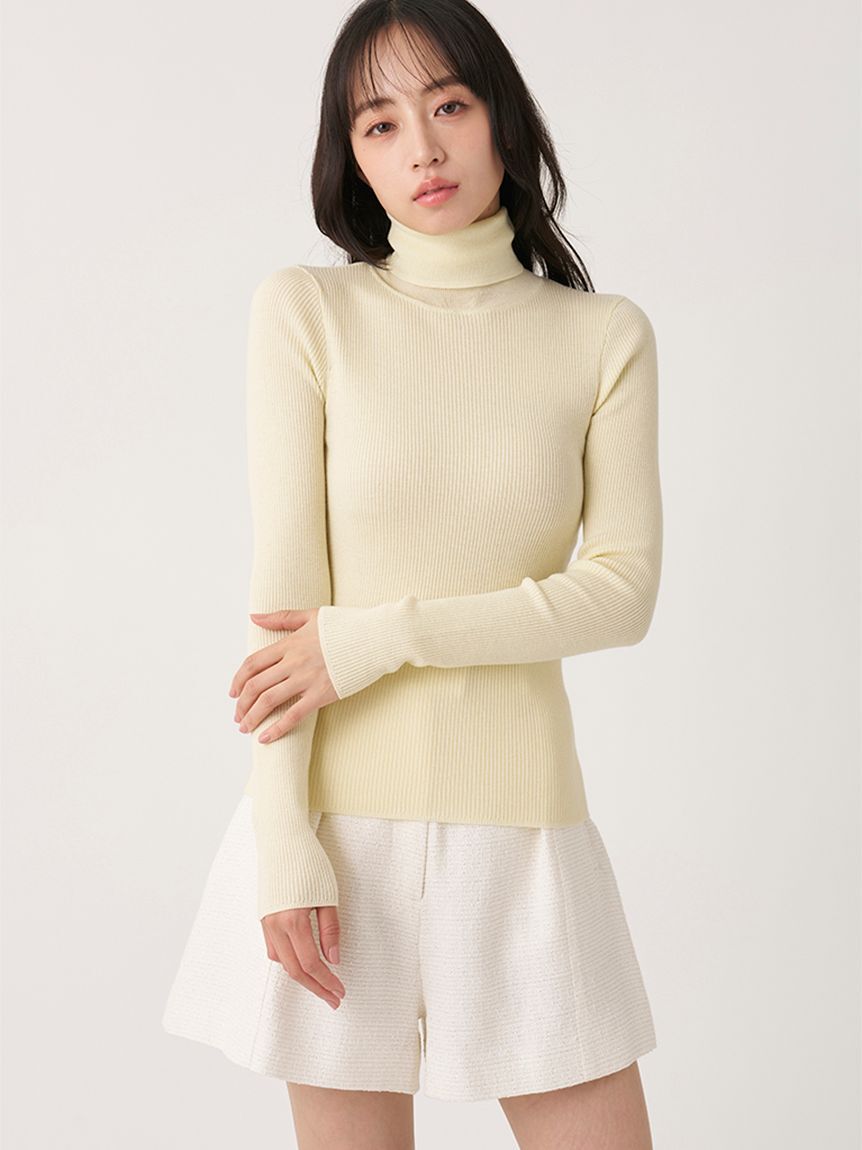 SNIDEL「【WARM】サーモテックニットプルオーバー」|ニット・セーター|YEL