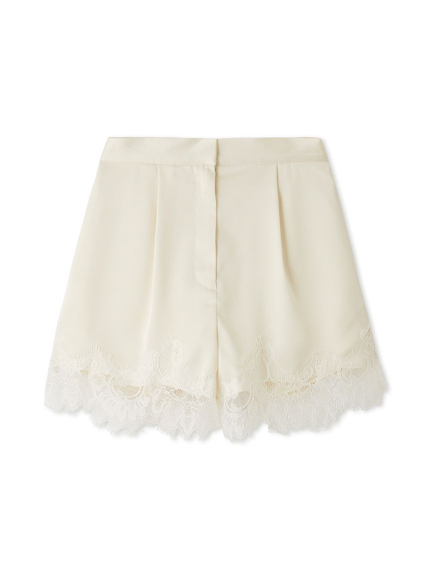 SNIDEL「レーストリムサテンショートパンツ」|その他|OWHT