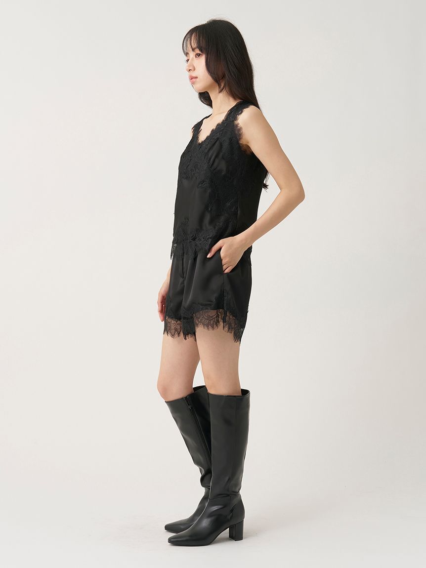 SNIDEL「レーストリムサテンショートパンツ」|その他|