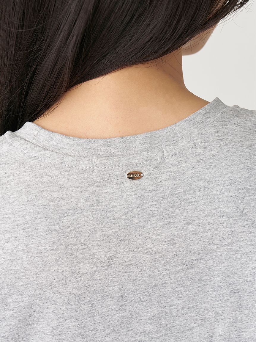 SNIDEL「ロゴプリントTシャツ」|Tシャツ・カットソー|