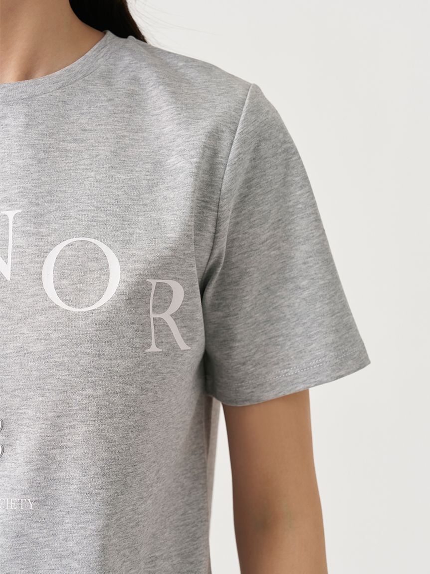 SNIDEL「ロゴプリントTシャツ」|Tシャツ・カットソー|