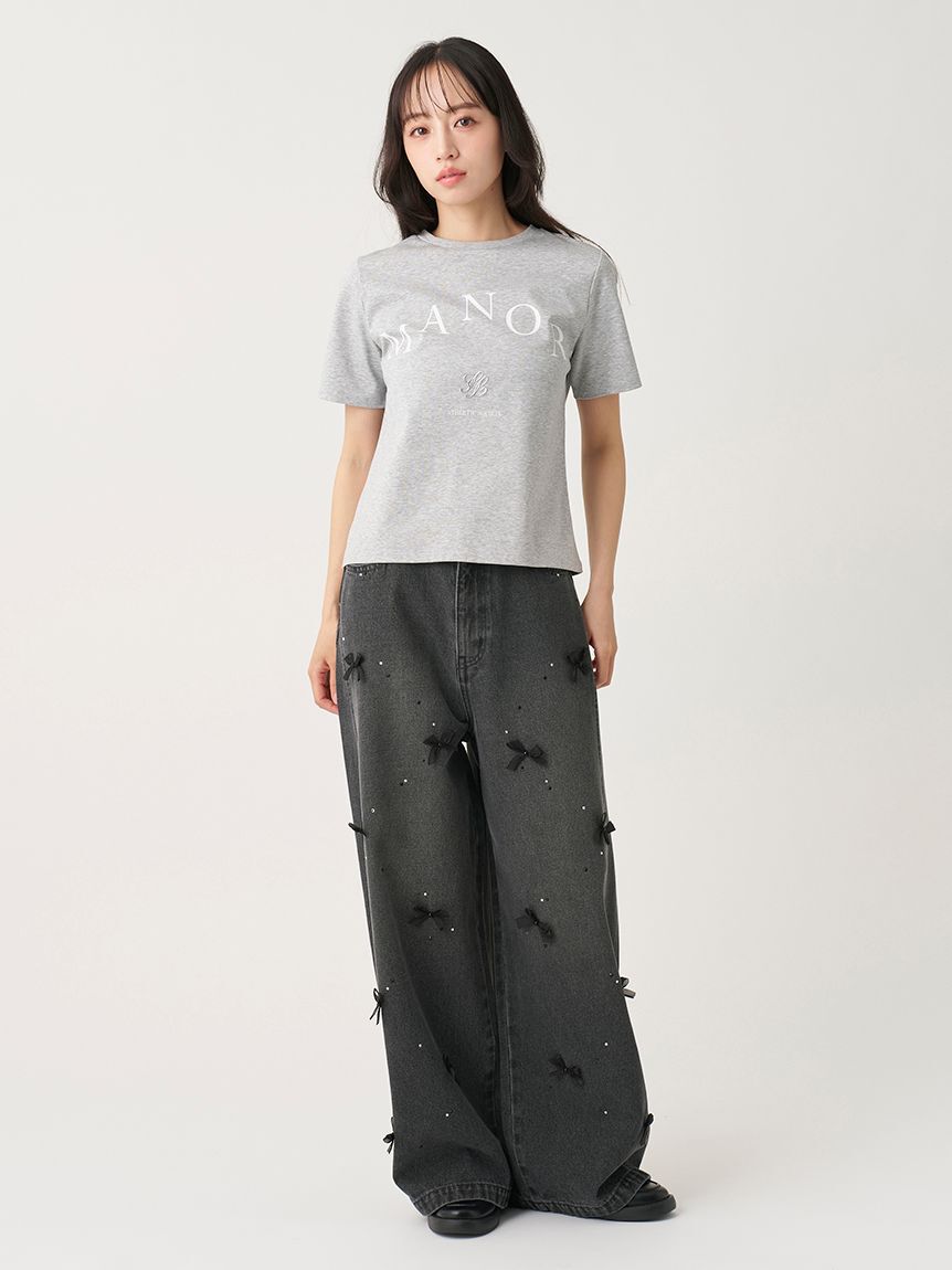 SNIDEL「ロゴプリントTシャツ」|Tシャツ・カットソー|