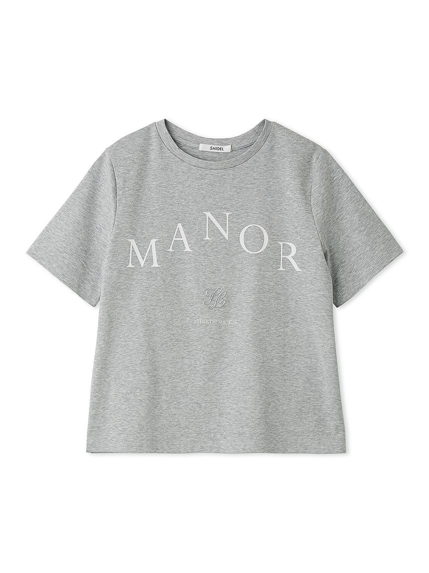 SNIDEL「ロゴプリントTシャツ」|Tシャツ・カットソー|