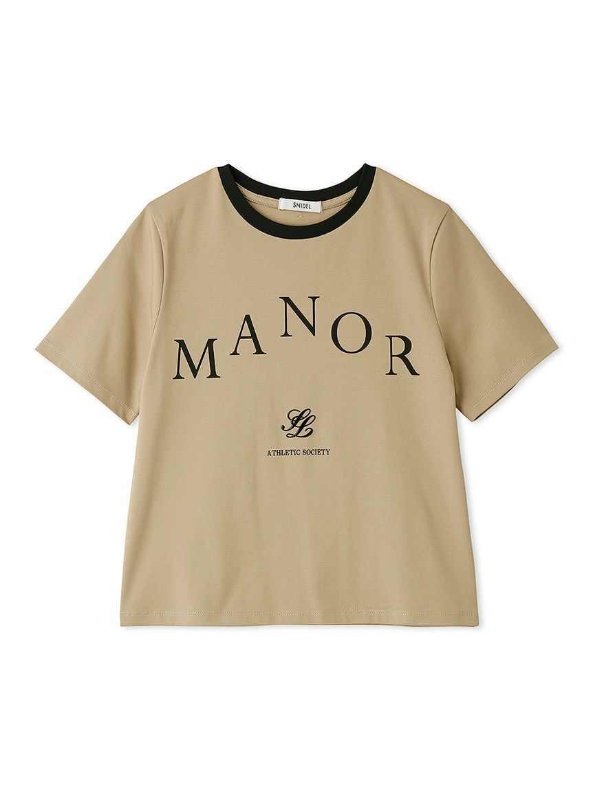 SNIDEL「ロゴプリントTシャツ」|Tシャツ・カットソー|BEG