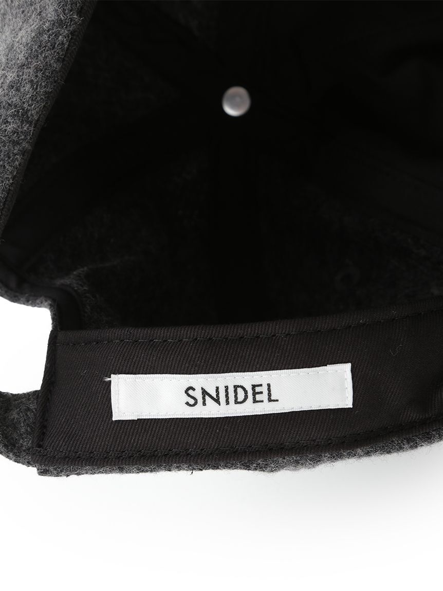 SNIDEL「パールロゴキャップ」|キャップ・キャスケット|