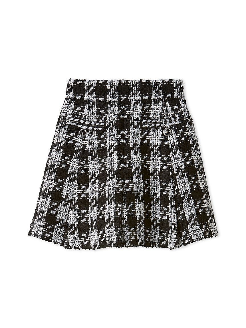 SNIDEL「【セットアップ対応】ツイードミニスカショーパン」|その他|BLK