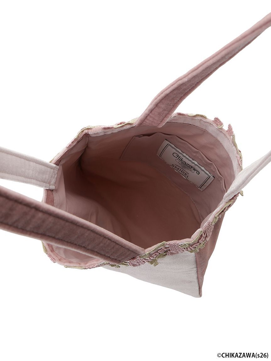 SNIDEL「【SNIDEL&times;近沢レース店】ベロアトートバッグ」|トートバッグ|