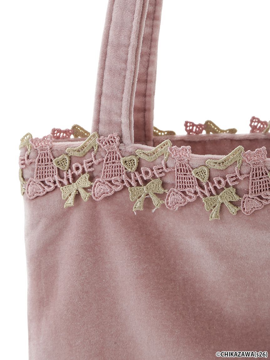 SNIDEL「【SNIDEL&times;近沢レース店】ベロアトートバッグ」|トートバッグ|