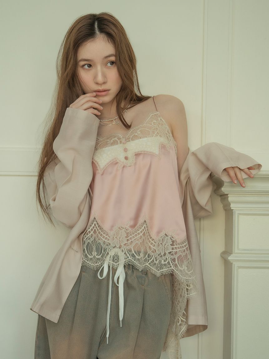LILY BROWN「セミシアージャケット」|テーラードジャケット|
