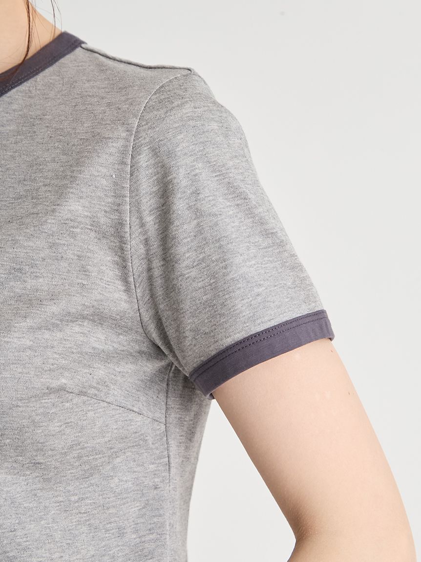 CELFORD「【洗える】カレッジロゴリンガーTシャツ」|Tシャツ・カットソー|
