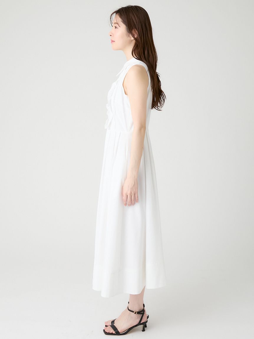 CELFORD「【洗える】フロントフリルデザインシャツワンピース」|ワンピース|
