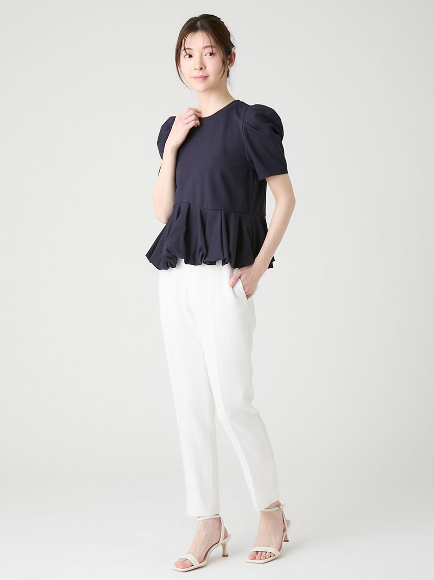 CELFORD「【洗える】【WEB・一部店舗限定カラー】バルーンヘムアシンメトリーポンチトップス」|Tシャツ・カットソー|
