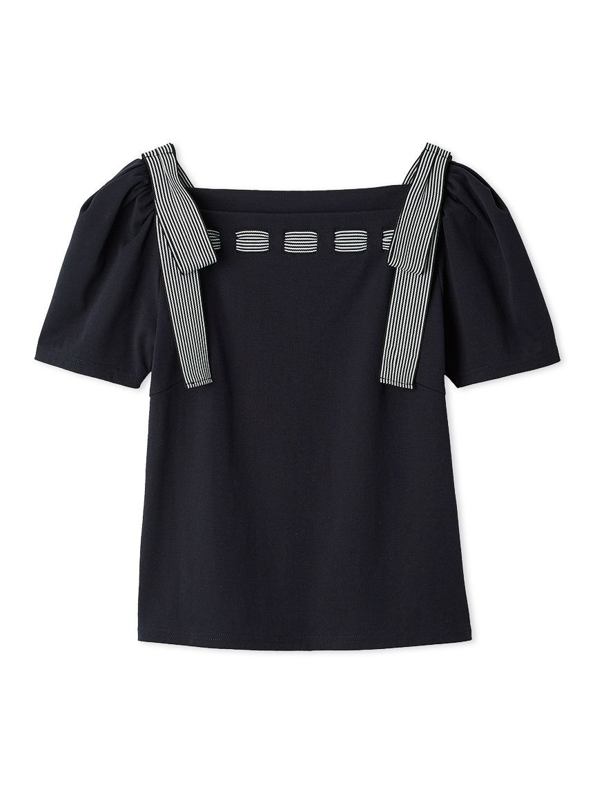 CELFORD「【洗える】ショルダーリボンカットソー」|Tシャツ・カットソー|