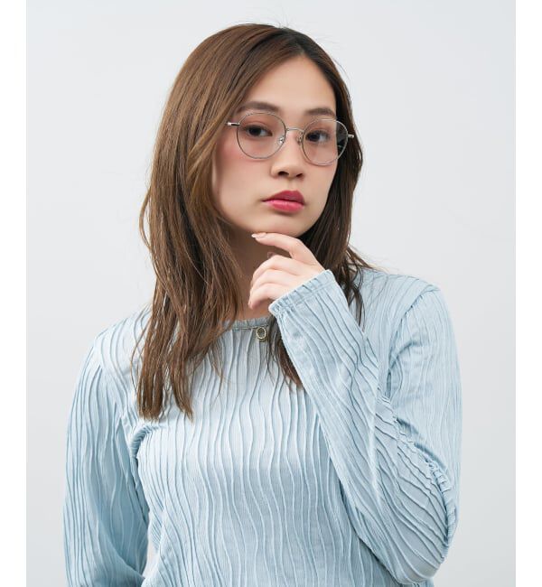  「ボストン型 サングラス | 丸型 メタル カラーレンズ おしゃれ 紫外線対策 UVカット TREND SUNGLASSES」|サングラス|シルバー