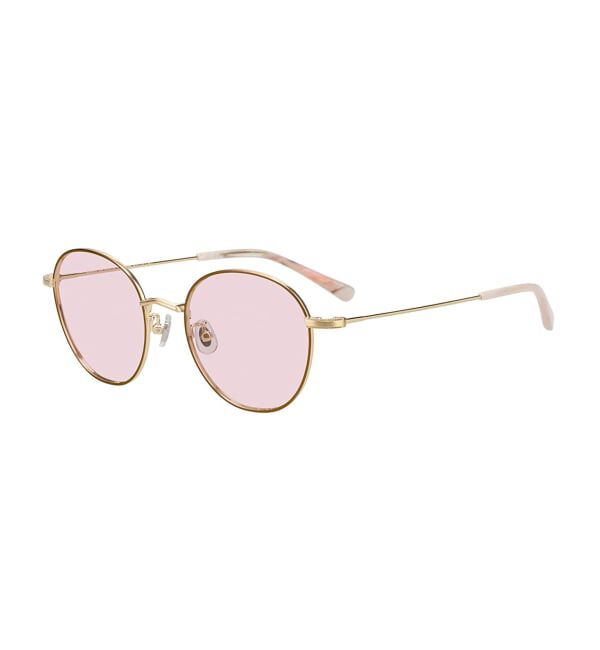  「ボストン型 サングラス | 丸型 メタル カラーレンズ おしゃれ 紫外線対策 UVカット TREND SUNGLASSES」|サングラス|