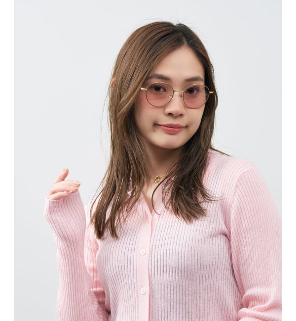  「ボストン型 サングラス | 丸型 メタル カラーレンズ おしゃれ 紫外線対策 UVカット TREND SUNGLASSES」|サングラス|