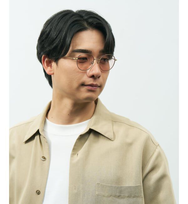  「ボストン型 サングラス | 丸型 メタル カラーレンズ おしゃれ 紫外線対策 UVカット TREND SUNGLASSES」|サングラス|