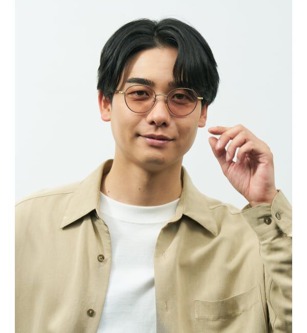  「ボストン型 サングラス | 丸型 メタル カラーレンズ おしゃれ 紫外線対策 UVカット TREND SUNGLASSES」|サングラス|