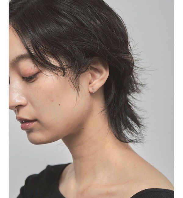 Jouete「K10YG ブラウンダイヤモンド ピアス」|ピアス|