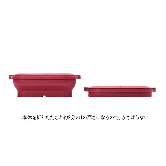 BACKYARD FAMILY「シリコンスチーマー 通販 シリコン スチーマー 丸型 角型 折りたたみ 蓋付き フタがお皿になる」|食器・キッチングッズ|