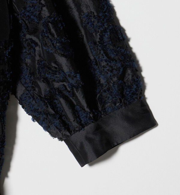 UNITED ARROWS「カット ジャガード ブラウス ‐ウォッシャブル‐」|シャツ・ブラウス|