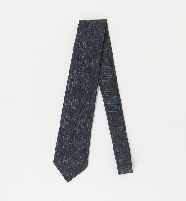 UNITED ARROWS「ペイズリー ジャガード ネクタイ」|ネクタイ・蝶ネクタイ|NAVY