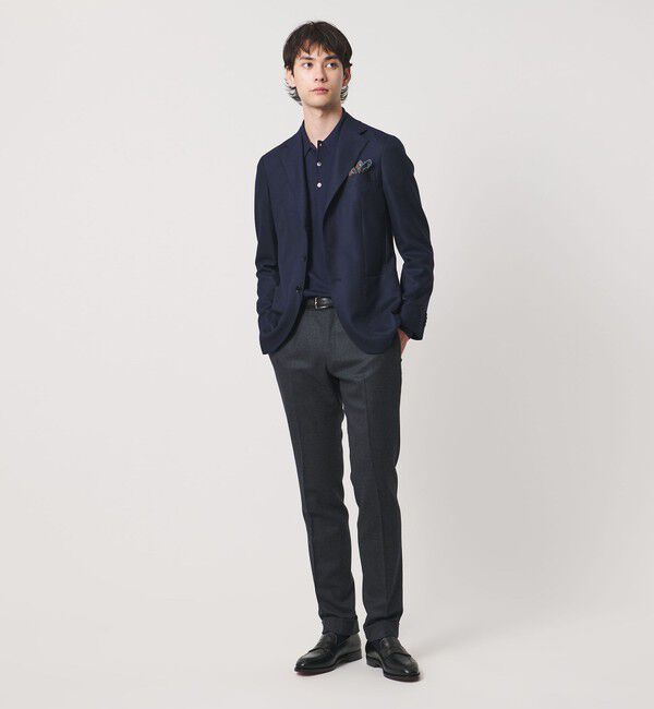 UNITED ARROWS「ハイゲージ ニット ポロシャツ」|ニット・セーター|