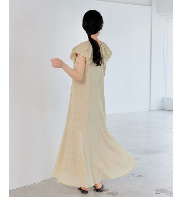 EMMEL REFINES「＜EMMEL REFINES＞EM タック＆パフスリーブ 2WAY ワンピース」|ワンピース|