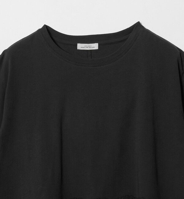 UNITED ARROWS green label relaxing「【WEB限定】＜at ease＞イレヘム レース ドッキング ショートスリーブ カットソー」|Tシャツ・カットソー|