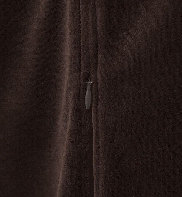 UNITED ARROWS green label relaxing「＜GLR_MINE＞ベロア Iライン スカート」|タイト|