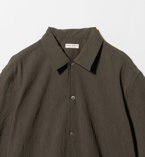BEAUTY&YOUTH UNITED ARROWS「ヨウリュウ キャンプカラー シャツ FORM型 吸水速乾 通気性」|シャツ・ブラウス|