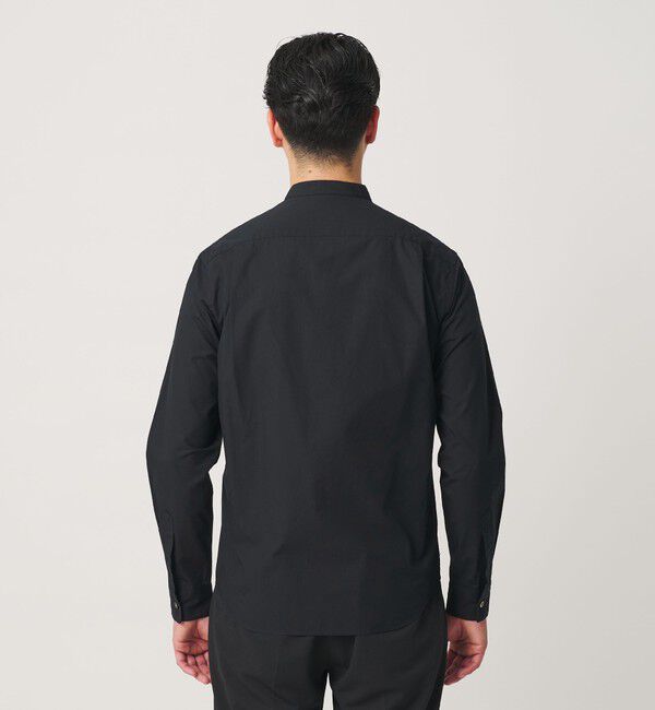 BEAUTY&YOUTH UNITED ARROWS「【WEB限定 WARDROBE SMART】コットン バンドカラー スキッパー シャツ」|シャツ・ブラウス|