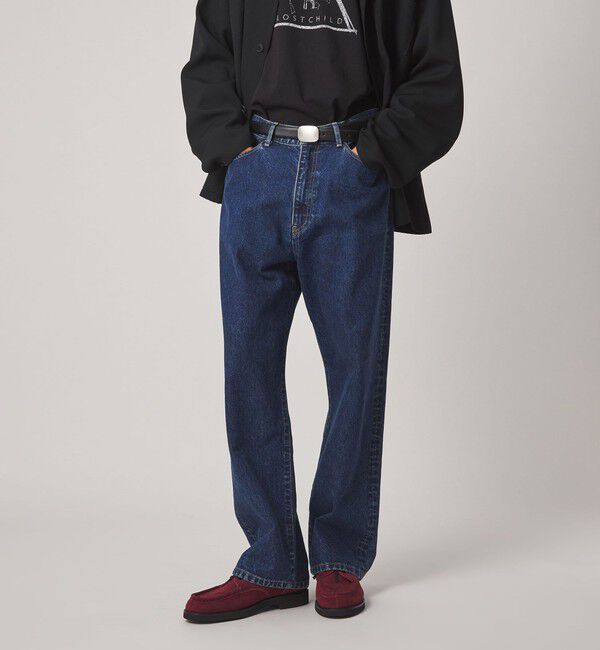 STEVEN ALAN「＜Steven Alan＞ 13.5oz デニム 5ポケット バギー パンツ」|デニム|