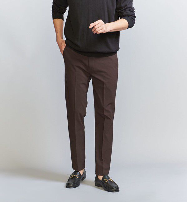 BEAUTY&YOUTH UNITED ARROWS「【WEB限定 WARDROBE SMART】ソロテックス オールシーズン パンツ」|スラックス|DK.BROWN